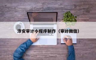 阳春淳安审计小程序制作（审计微信）